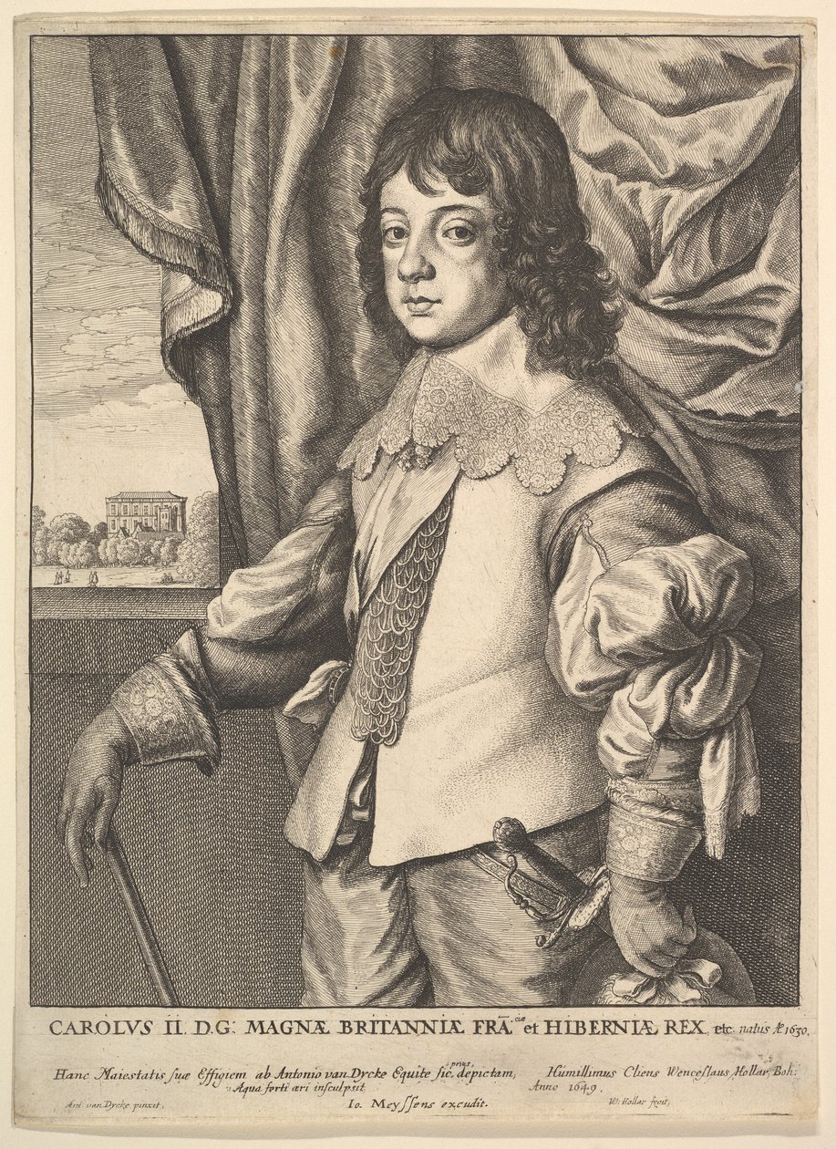 II. Charles, 1649. by Wenceslaus Hollar