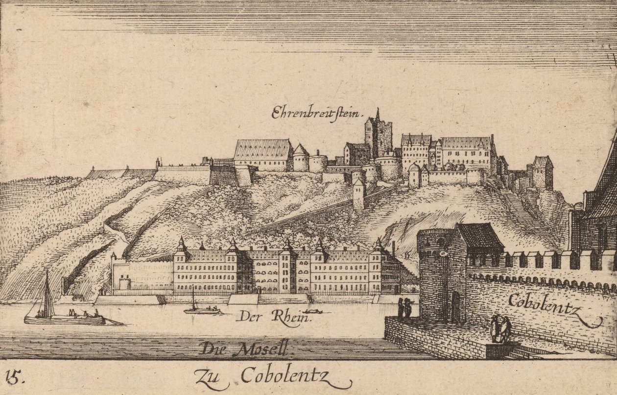 Coblentz, 1635. by Wenceslaus Hollar
