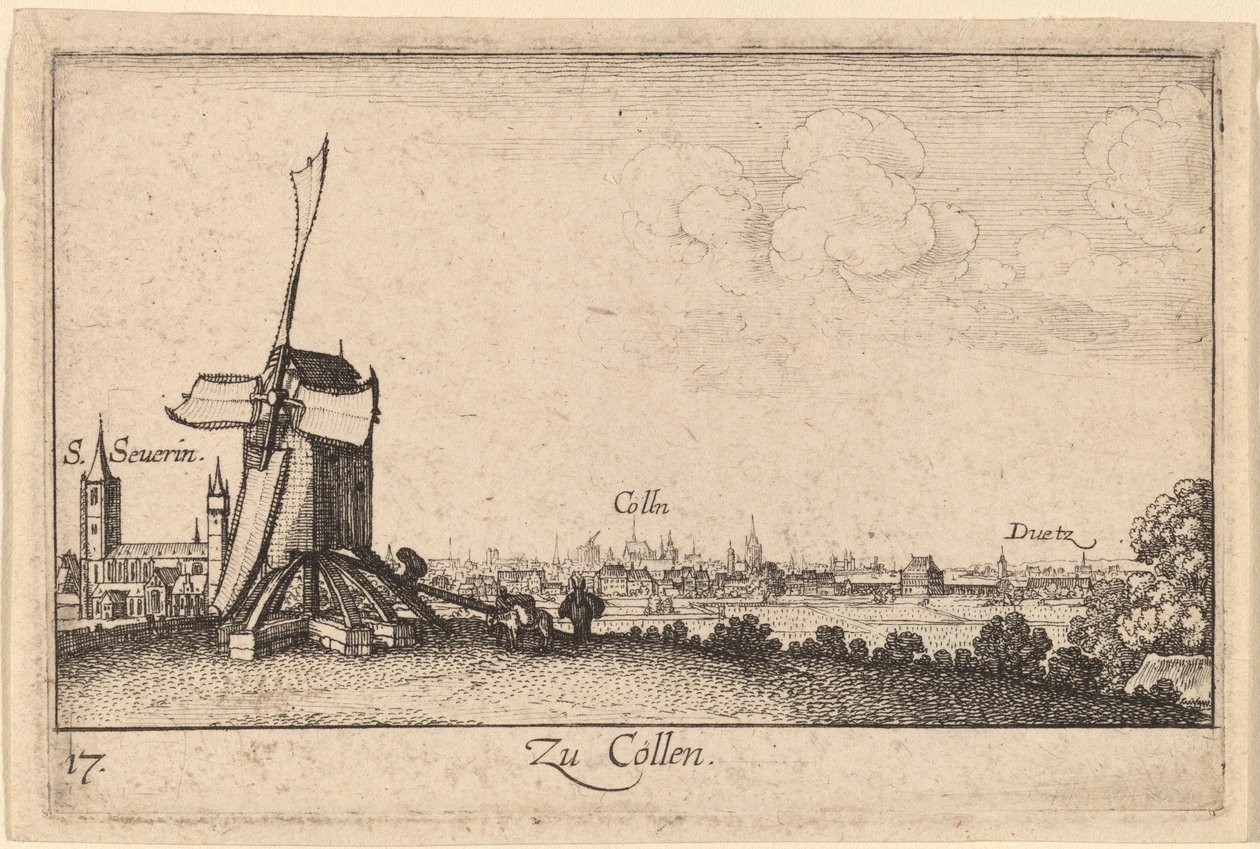 kolonya by Wenceslaus Hollar