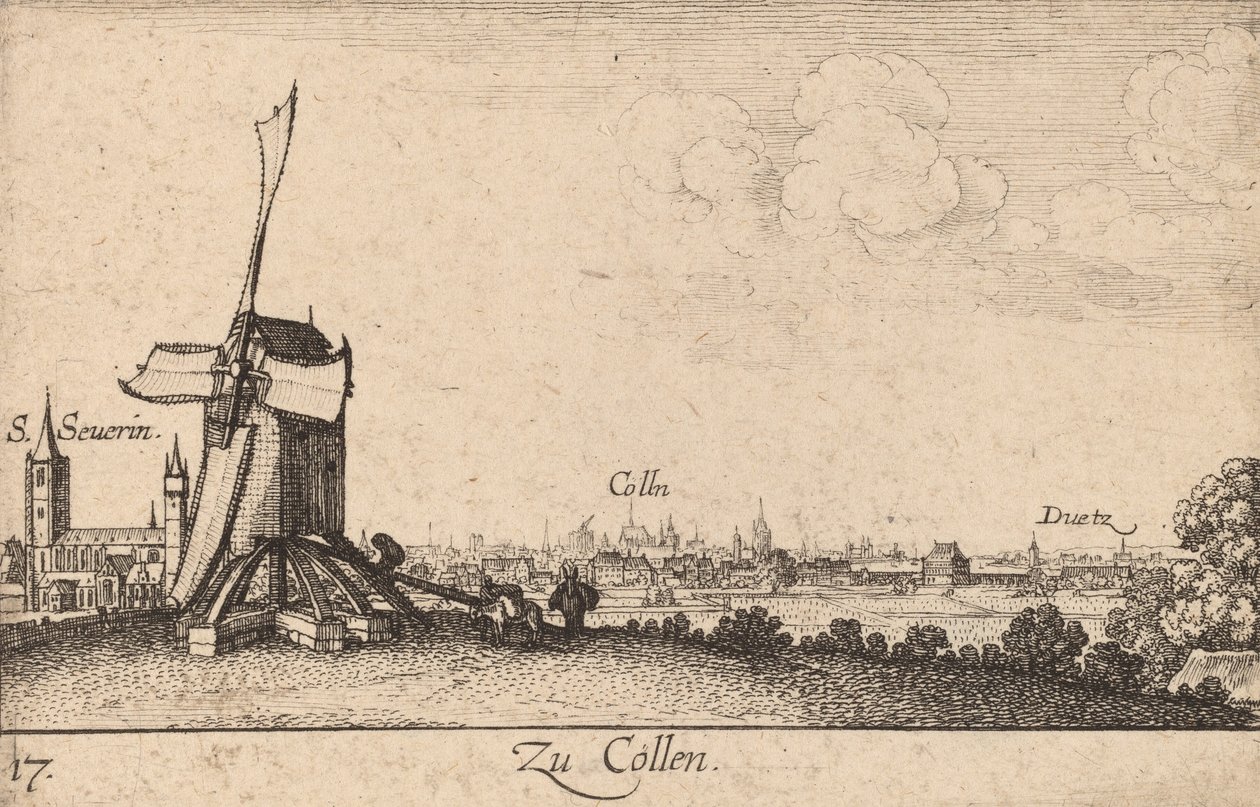 Köln, 1635. by Wenceslaus Hollar