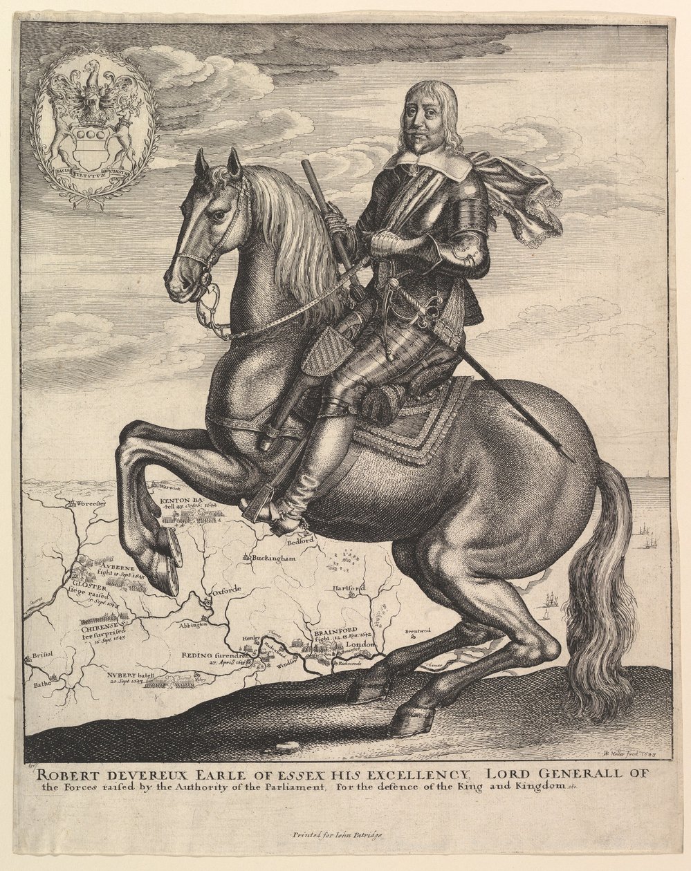 Atlı Essex Kontu, 1643. by Wenceslaus Hollar