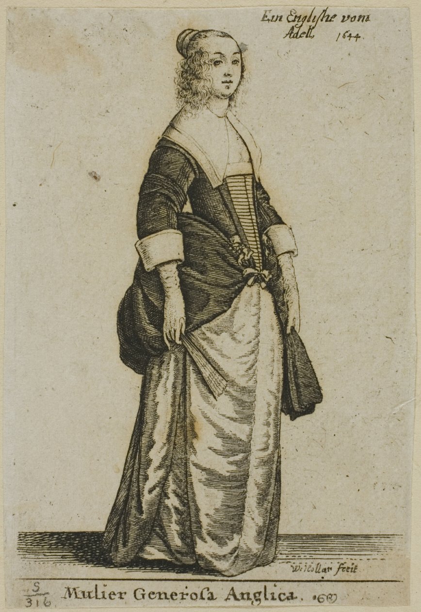 İngiliz beyefendi by Wenceslaus Hollar