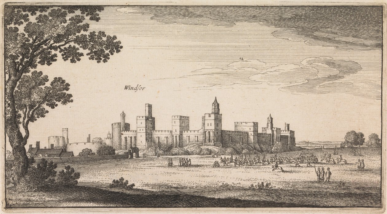 İngilizce Görünümler: Windsor by Wenceslaus Hollar