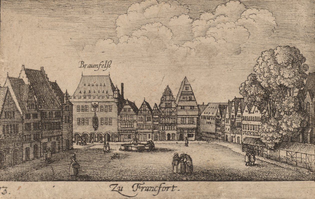 Frankfurt, 1635. by Wenceslaus Hollar