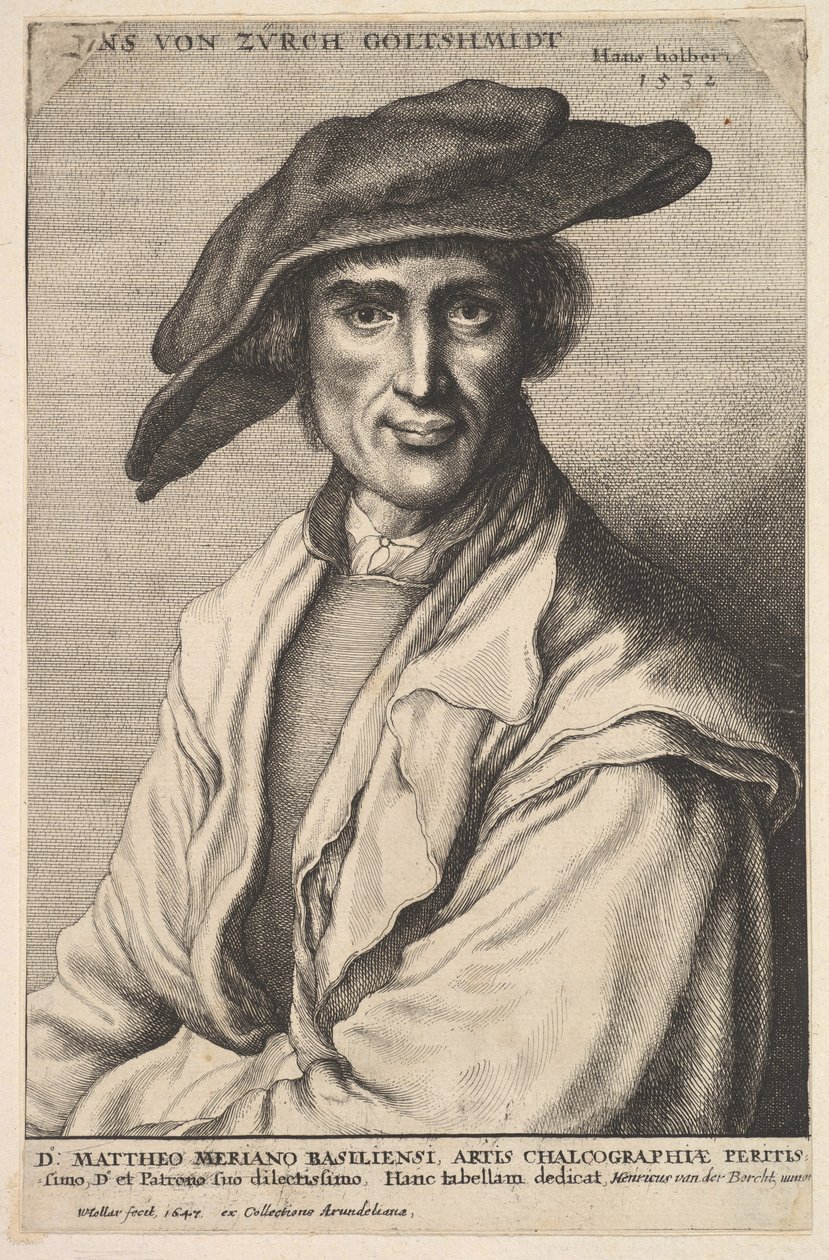 Hans von Zürih Goltshmidt, 1647. by Wenceslaus Hollar