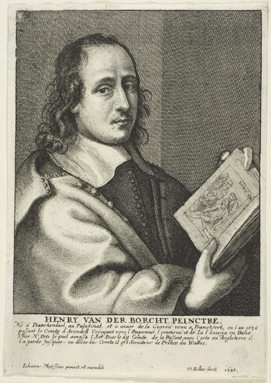 Hendrik van der Borcht Genç by Wenceslaus Hollar