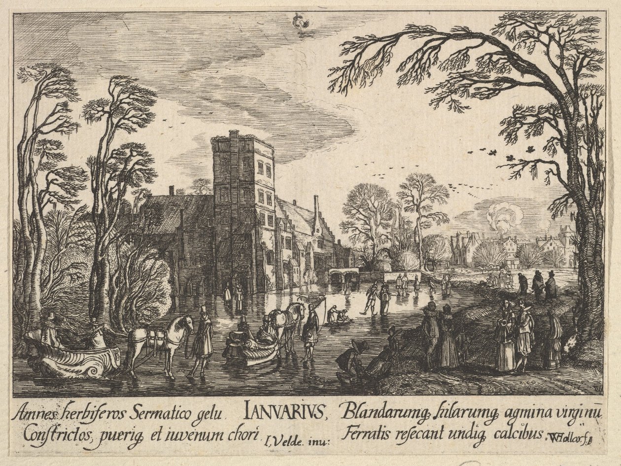 Ocak, 1628-29. by Wenceslaus Hollar