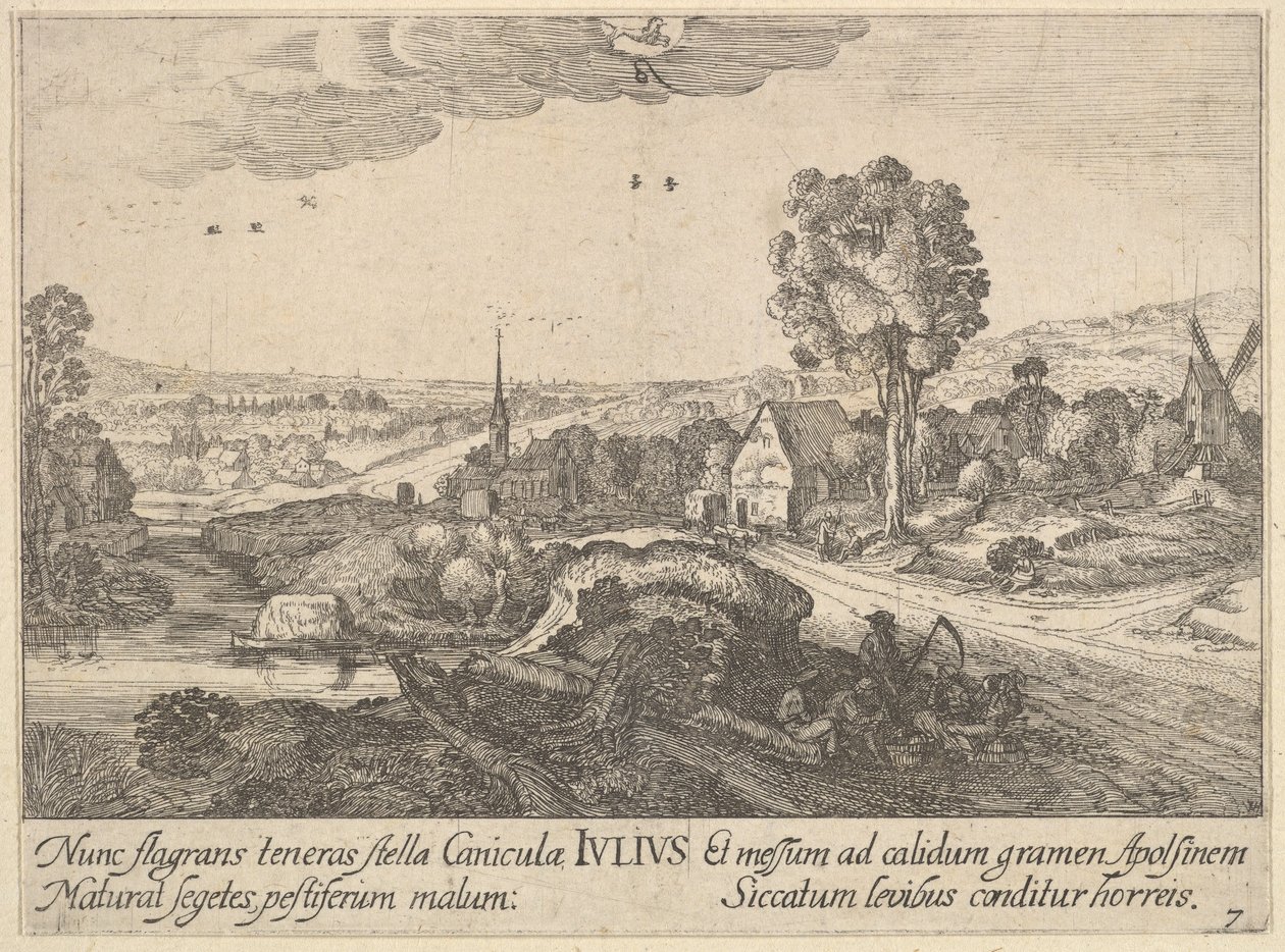Temmuz, 1628-29. by Wenceslaus Hollar