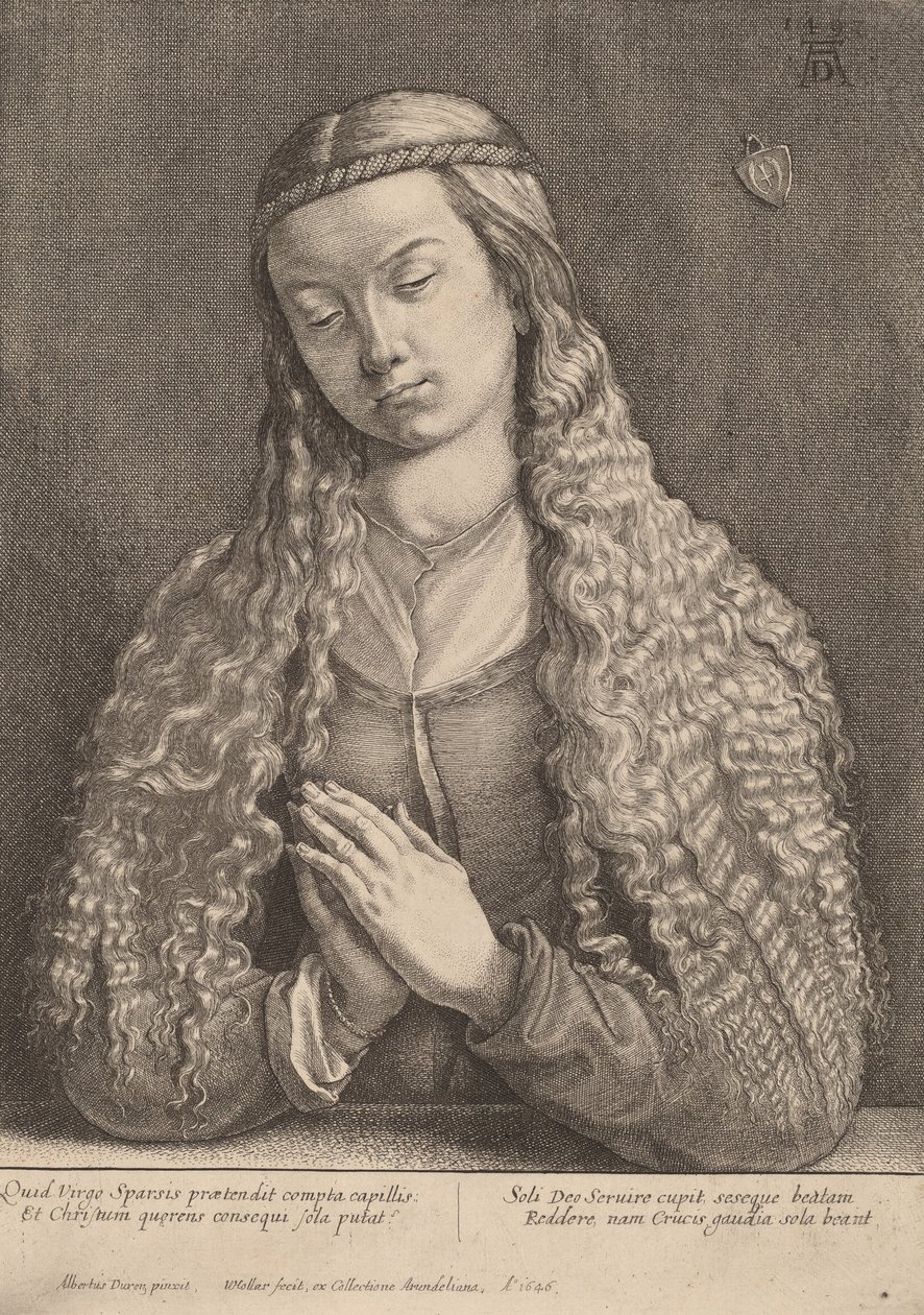 Katharine Furlegerin, 1646. by Wenceslaus Hollar