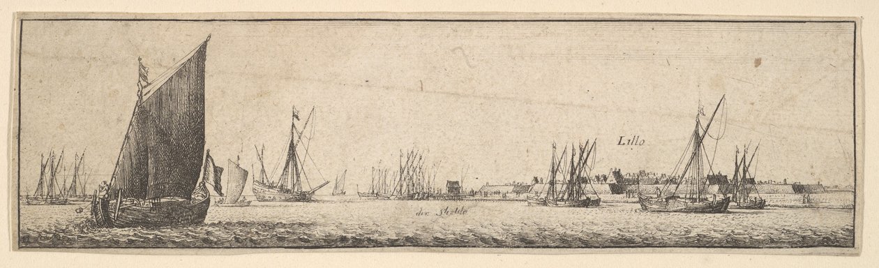 Lillo, 1642-44. by Wenceslaus Hollar