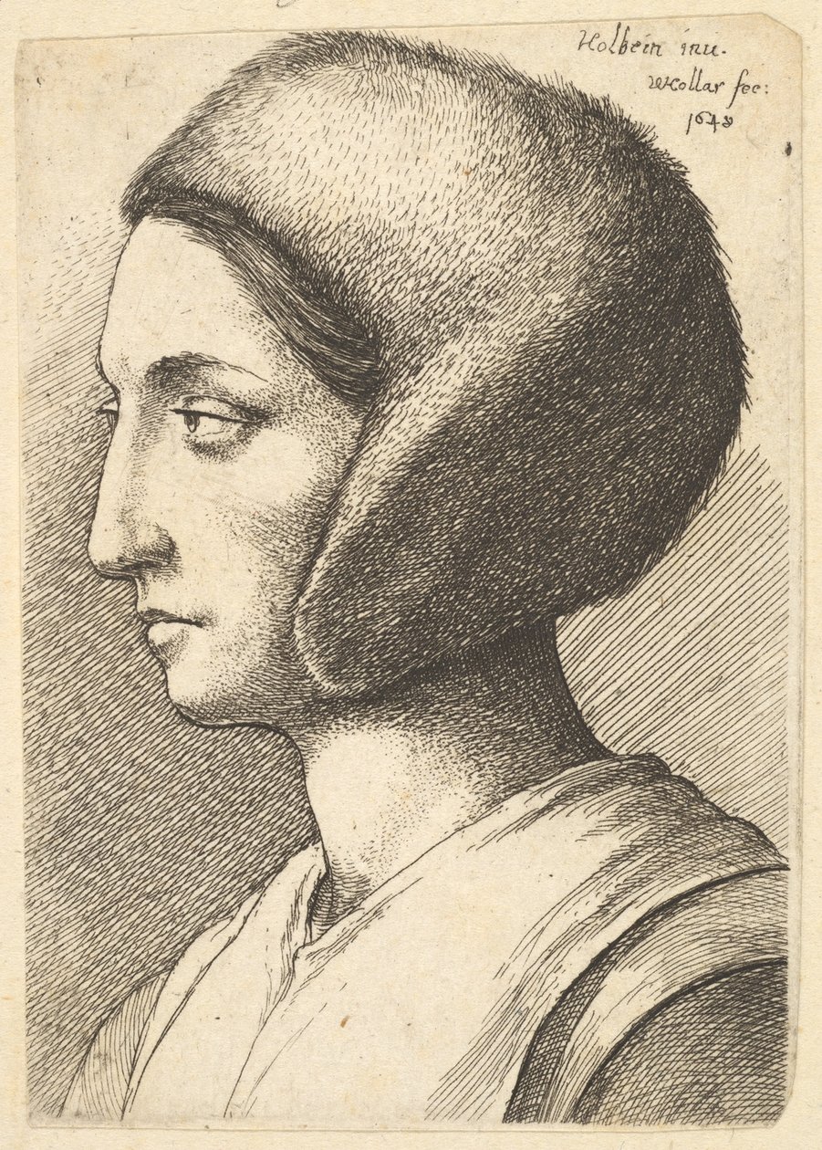 Margaret Giggs, 1648. by Wenceslaus Hollar