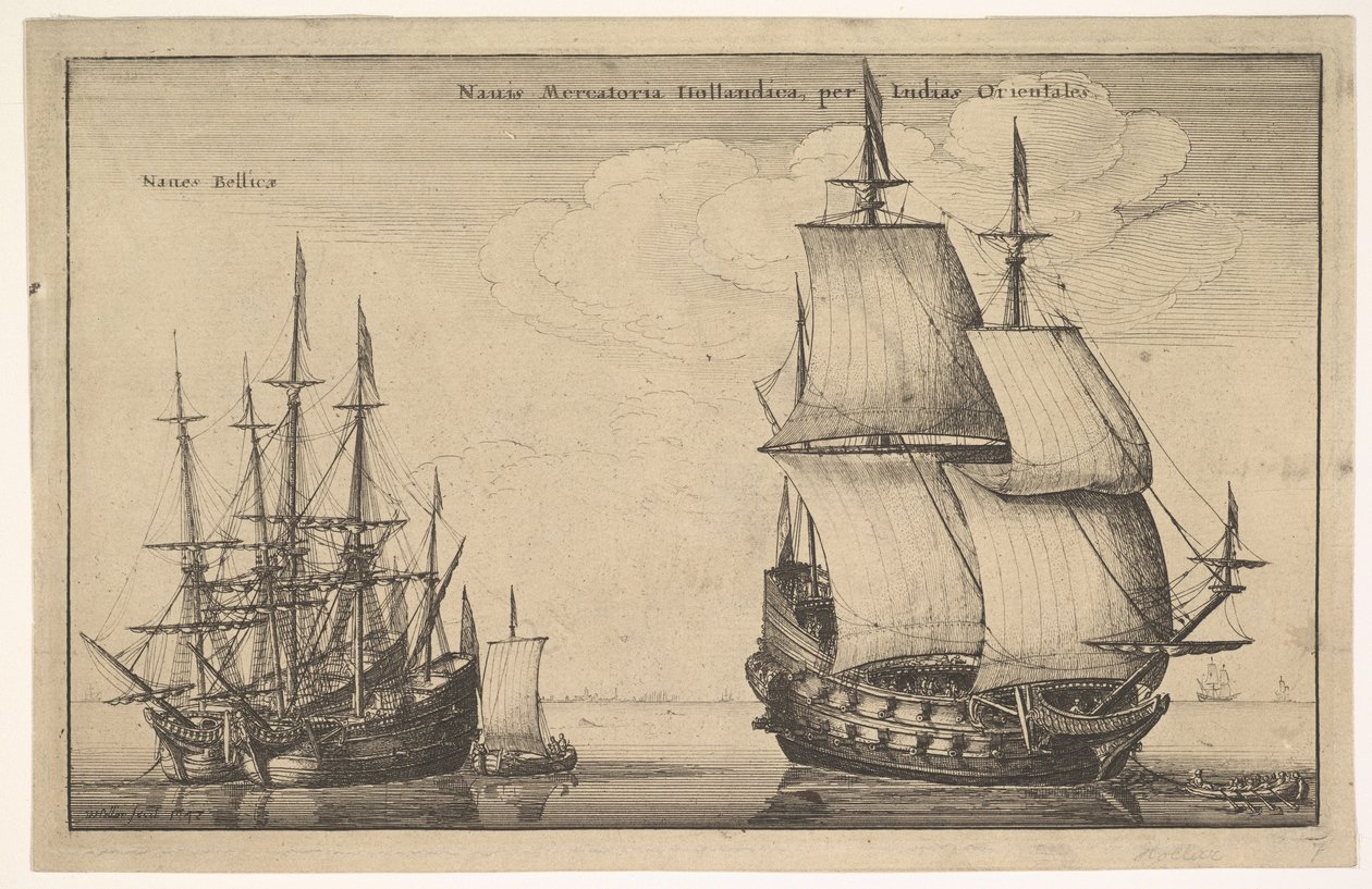 Hollandalı Doğu Hindistanlı, 1647 by Wenceslaus Hollar