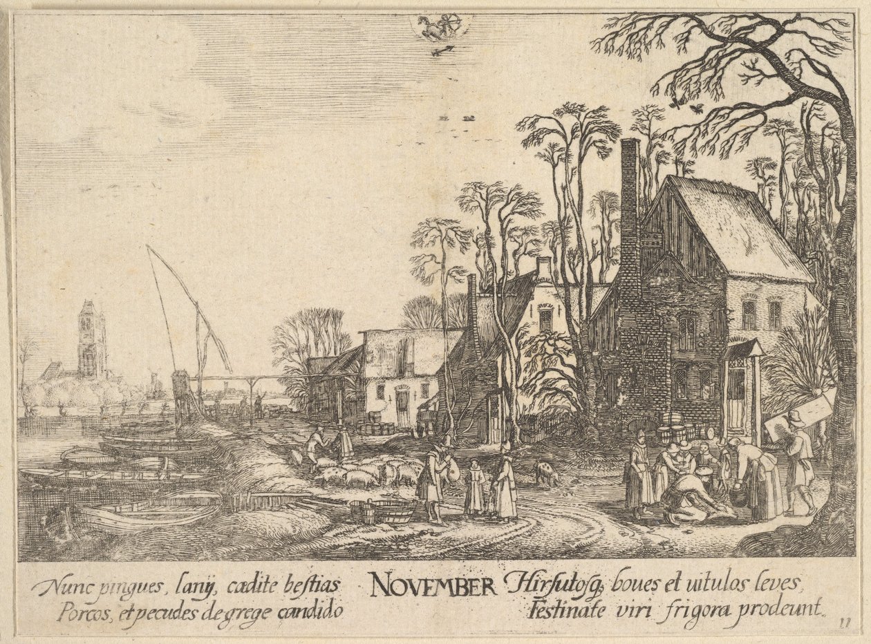 Kasım, 1628-29. by Wenceslaus Hollar