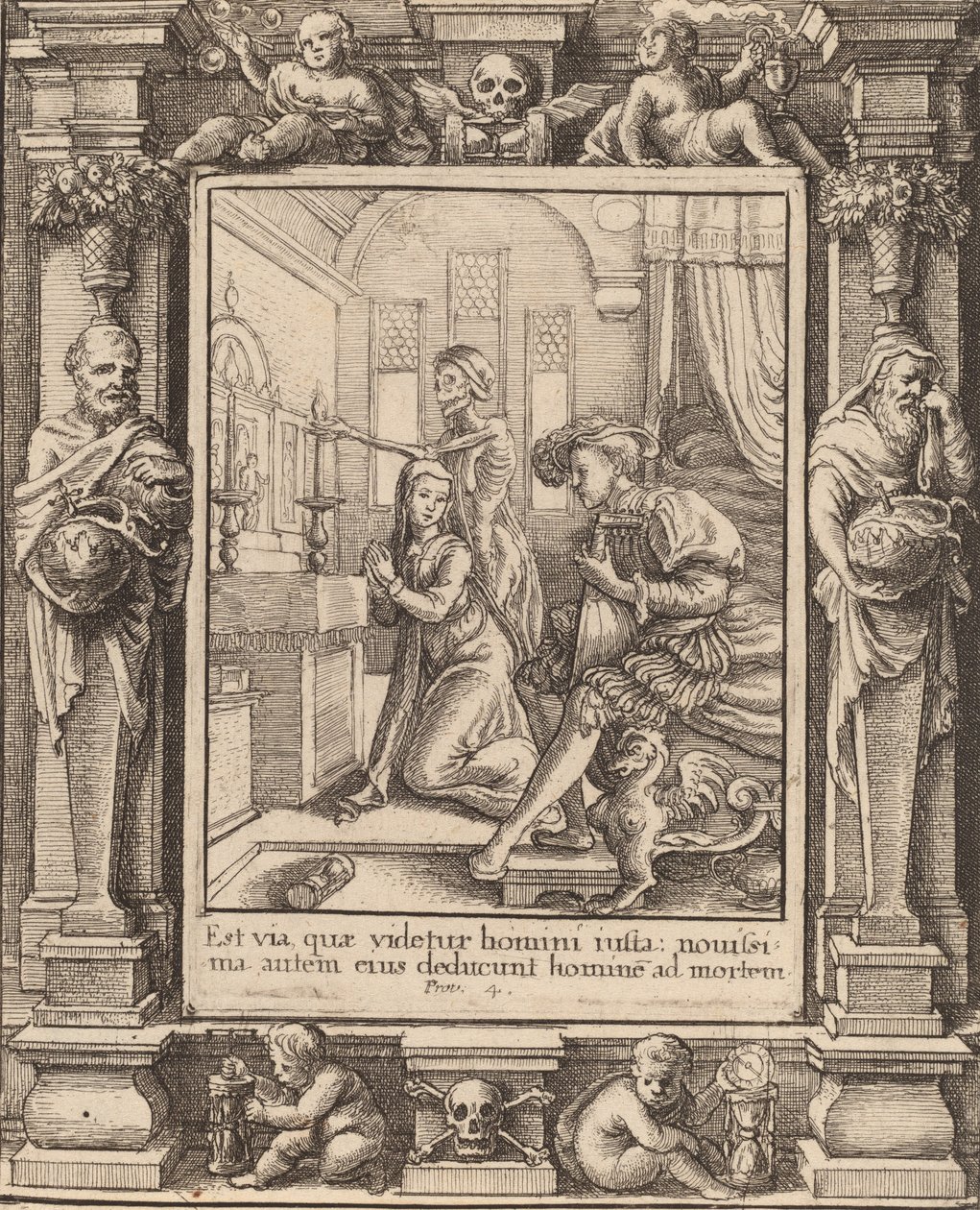Rahibe, 1651. by Wenceslaus Hollar