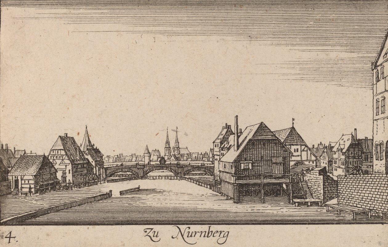 Nürnberg, 1635. by Wenceslaus Hollar