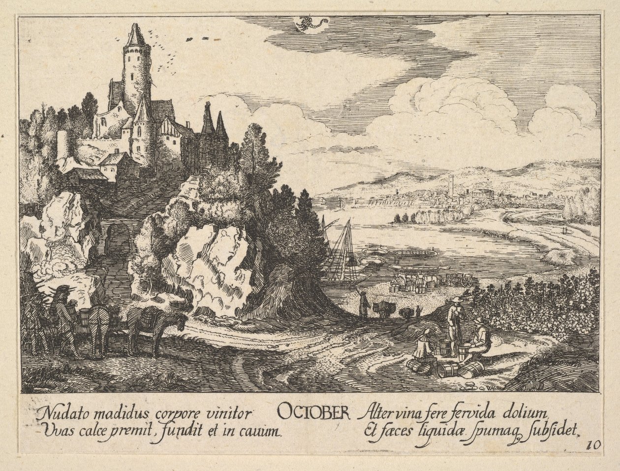 Ekim, 1628-29. by Wenceslaus Hollar
