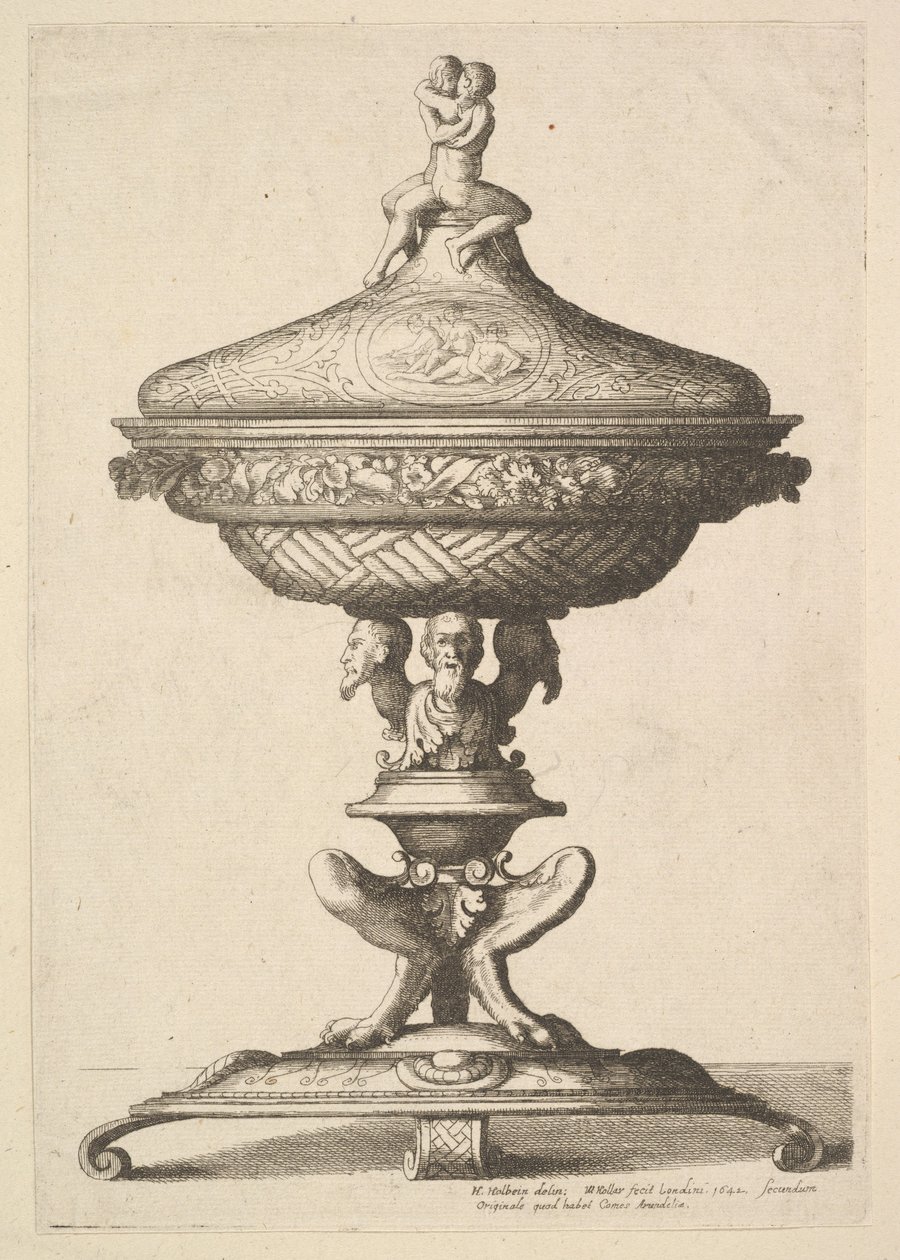 Süslü kadeh, 1642. by Wenceslaus Hollar