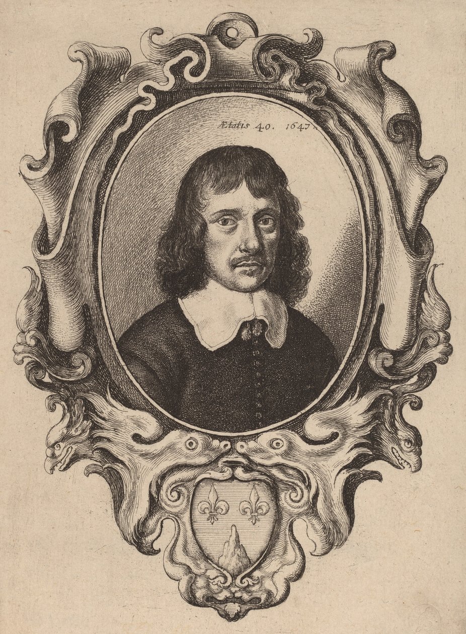 Otoportre, 1647. by Wenceslaus Hollar