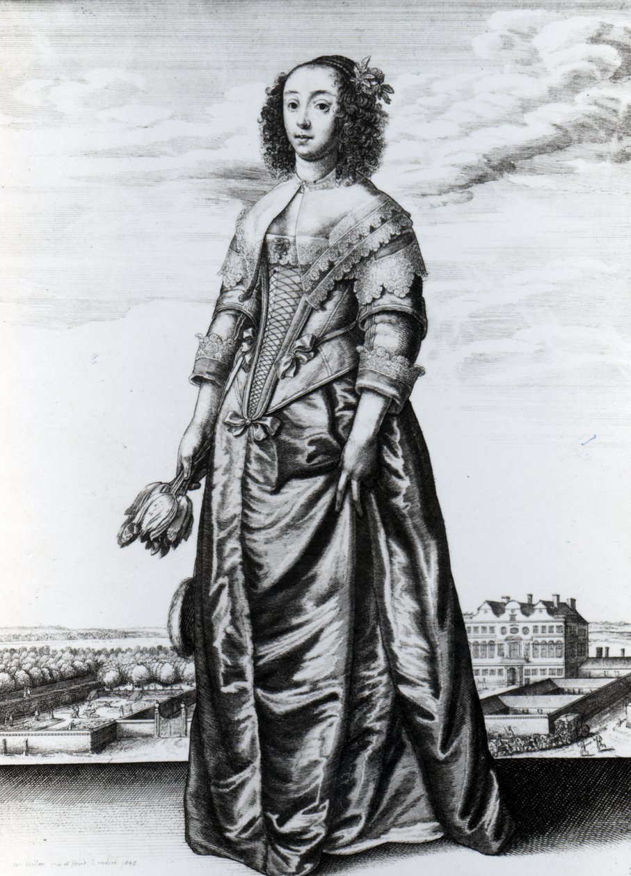 Bahar, 1643 (gravür) by Wenceslaus Hollar