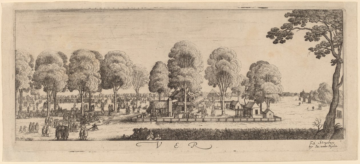 Bahar: Atış Poligonu by Wenceslaus Hollar
