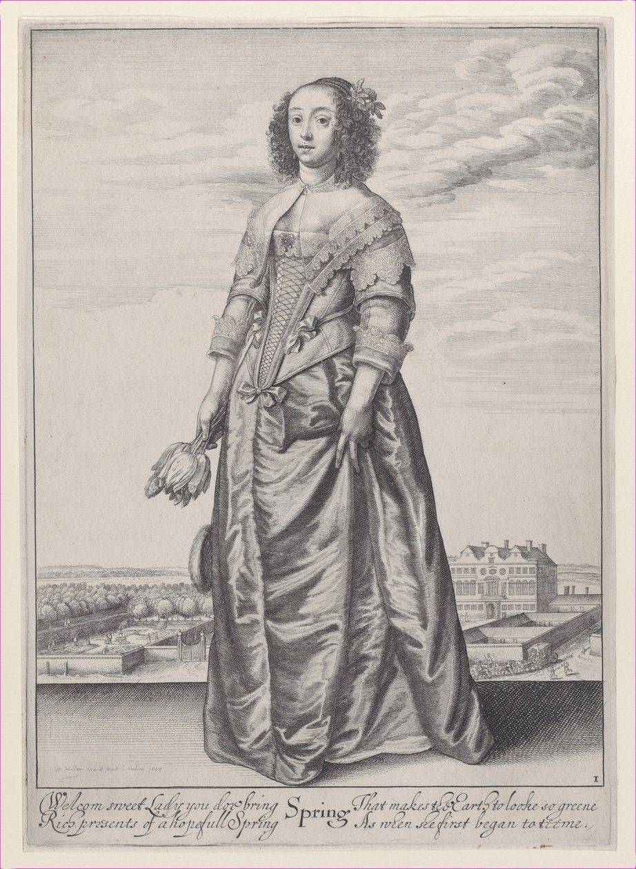 Bahar, Mevsimlerden, 1643-44., 1643-44. by Wenceslaus Hollar