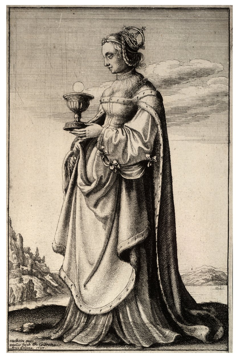 Aziz Barbara by Wenceslaus Hollar