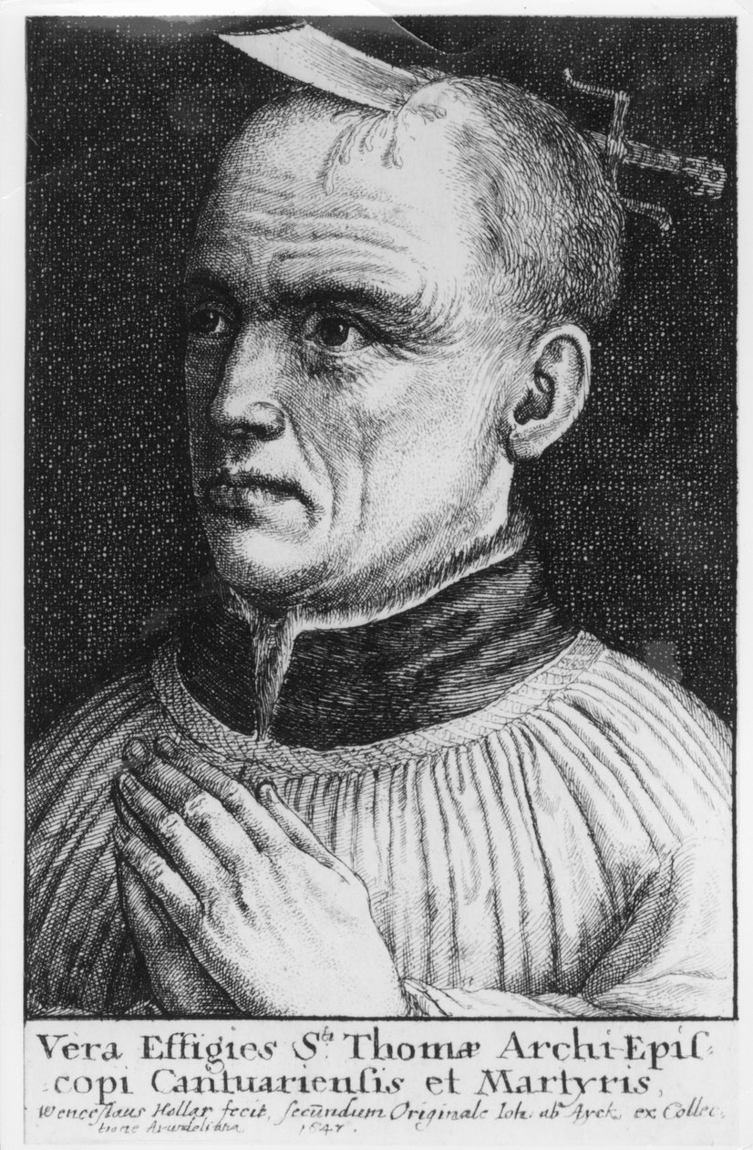 Aziz Thomas a Becket by Wenceslaus Hollar