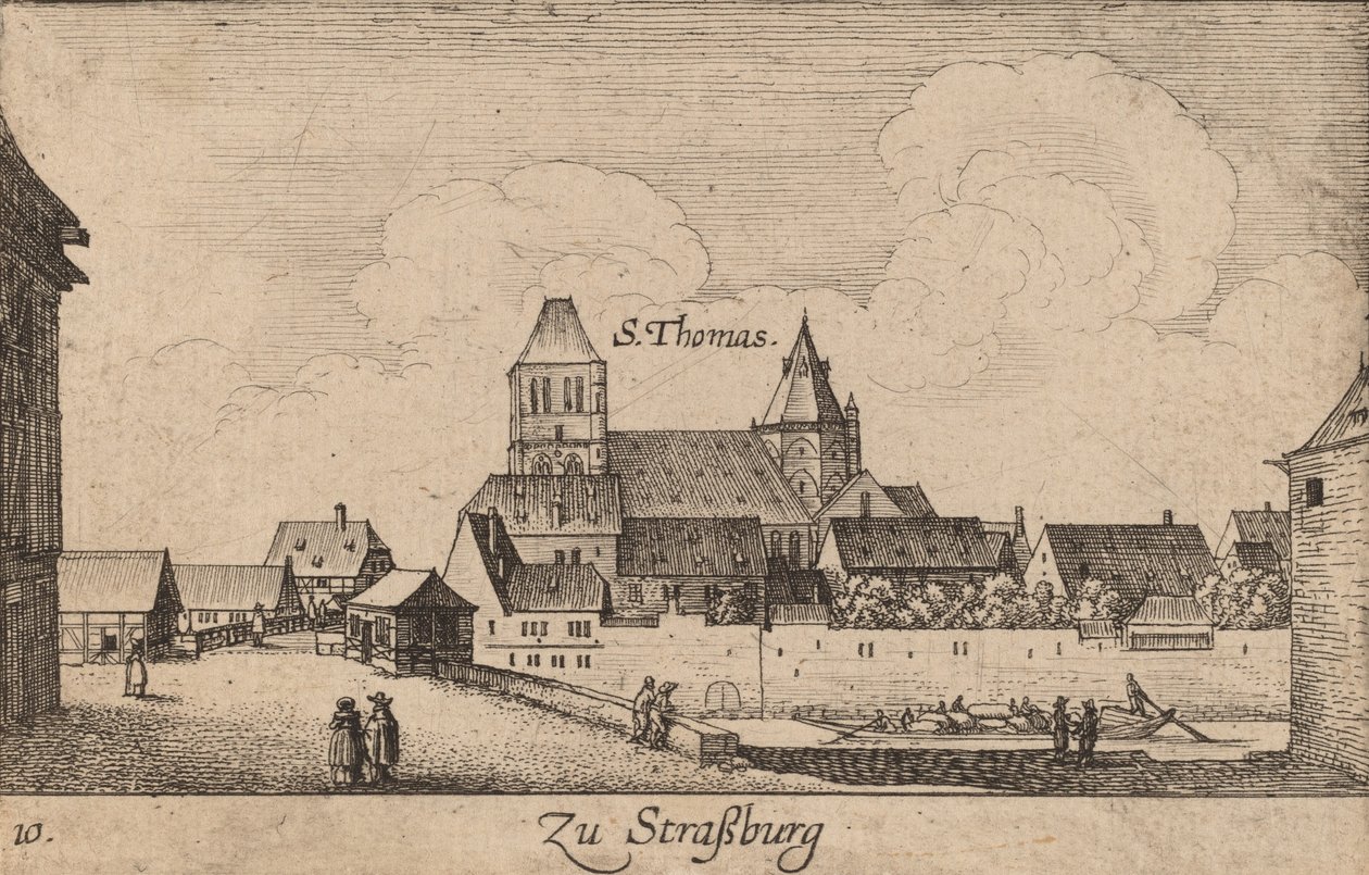 Strazburg, 1635. by Wenceslaus Hollar