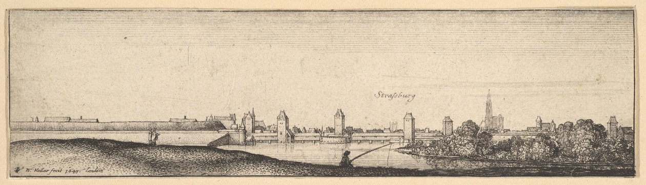 Strazburg, 1642-44. by Wenceslaus Hollar