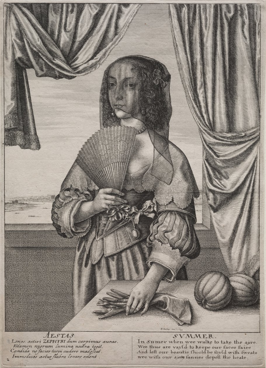 Dört mevsim by Wenceslaus Hollar