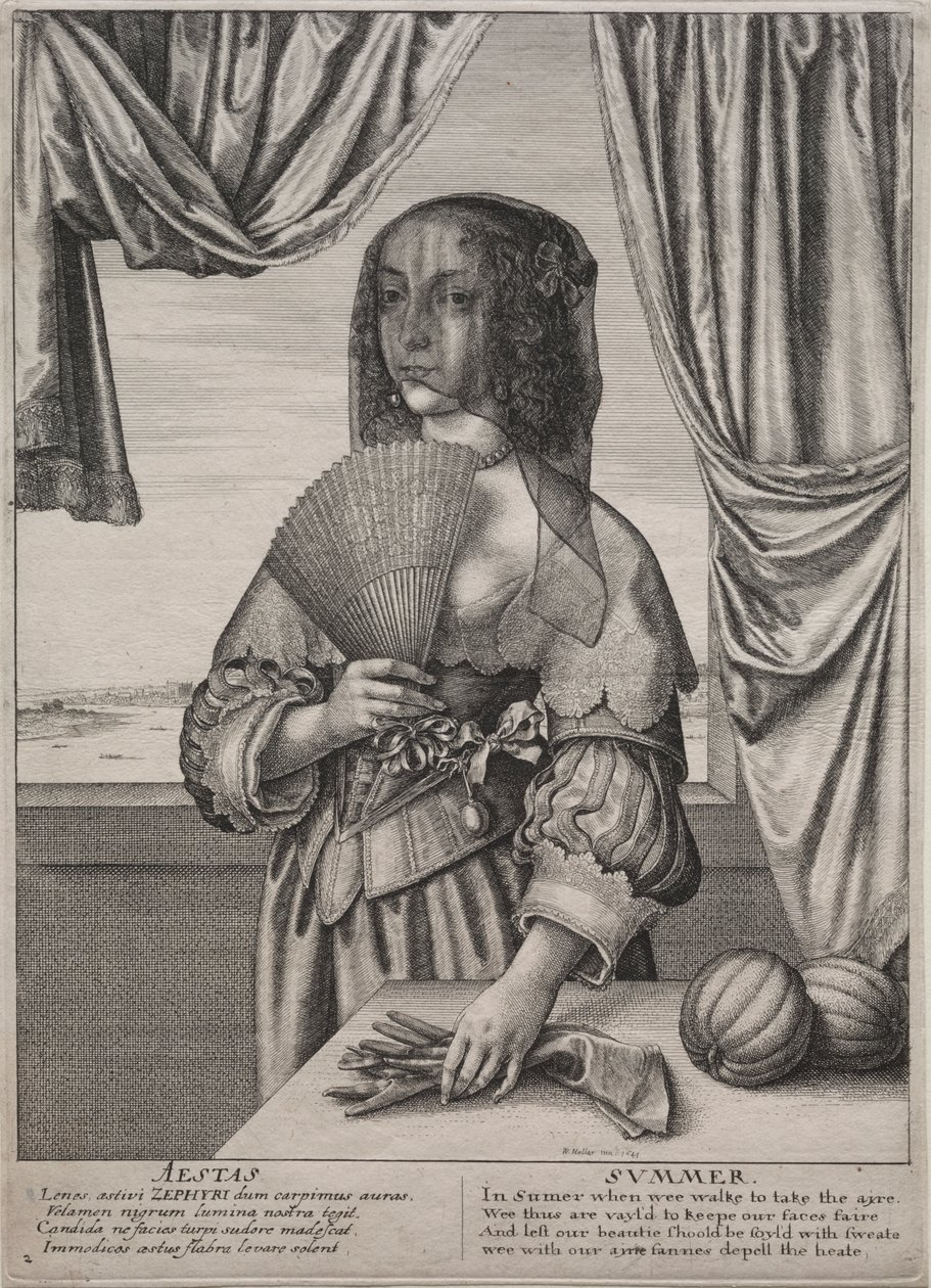Dört Mevsim: Yaz by Wenceslaus Hollar