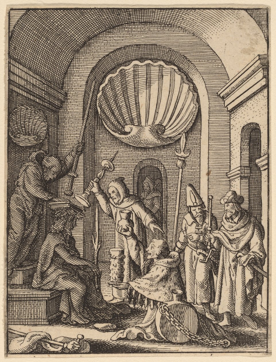 alaycı by Wenceslaus Hollar
