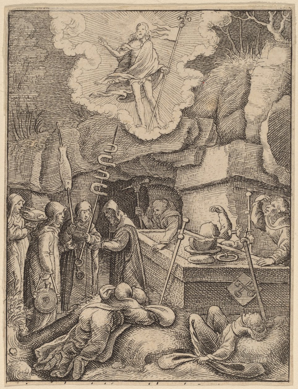 Diriliş by Wenceslaus Hollar