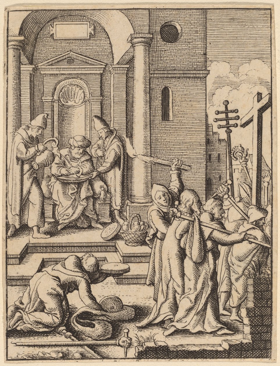 Ellerin Yıkanması by Wenceslaus Hollar
