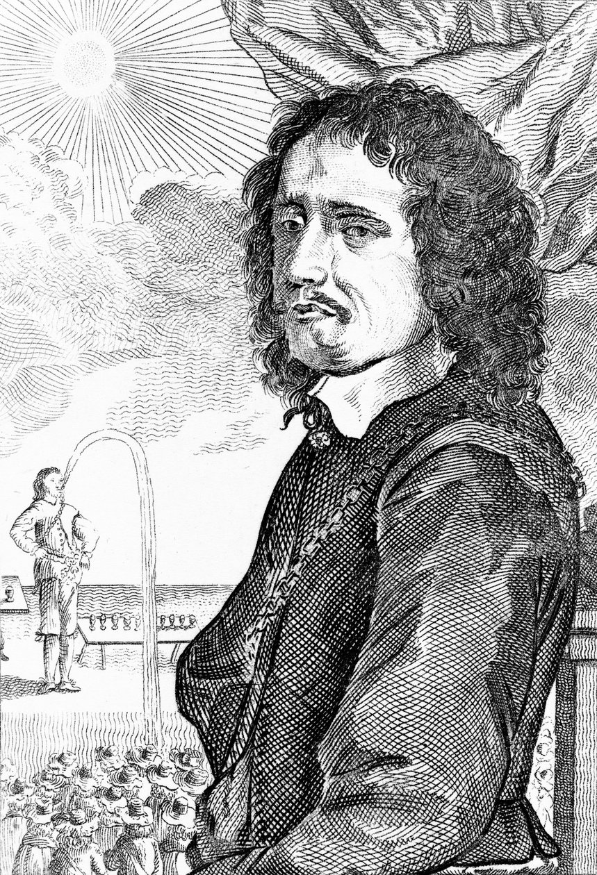 Su Spouter, Blaise de Manfre by Wenceslaus Hollar