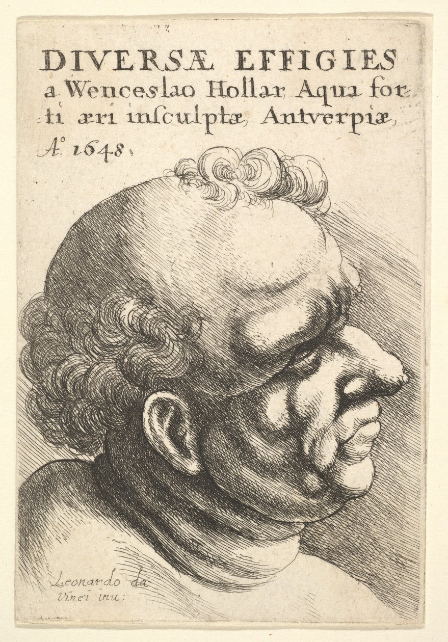 Başlık Sayfası, Çeşitli Portreler, 1648 by Wenceslaus Hollar