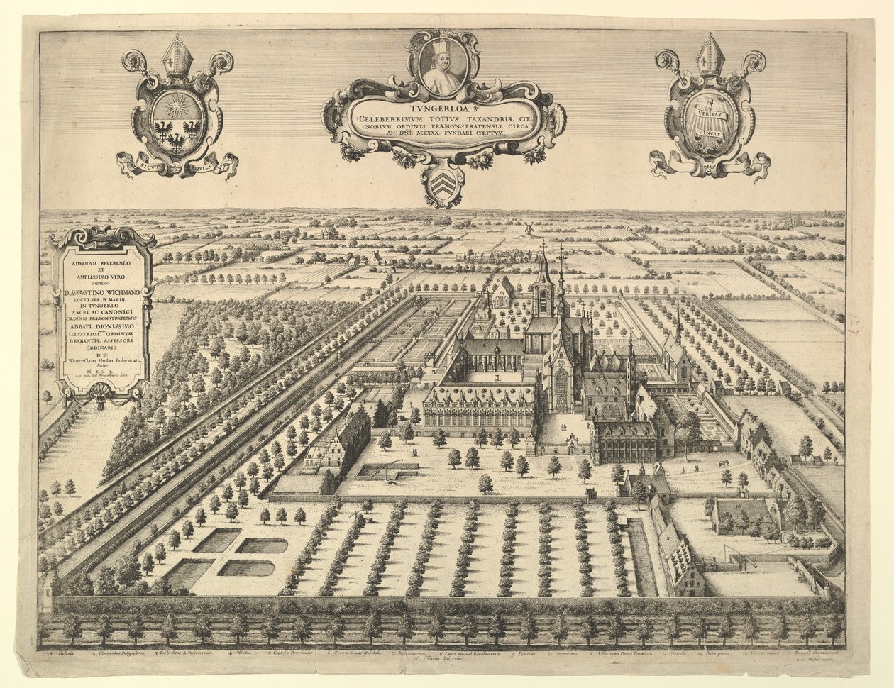 Tongerloo, 1659. by Wenceslaus Hollar
