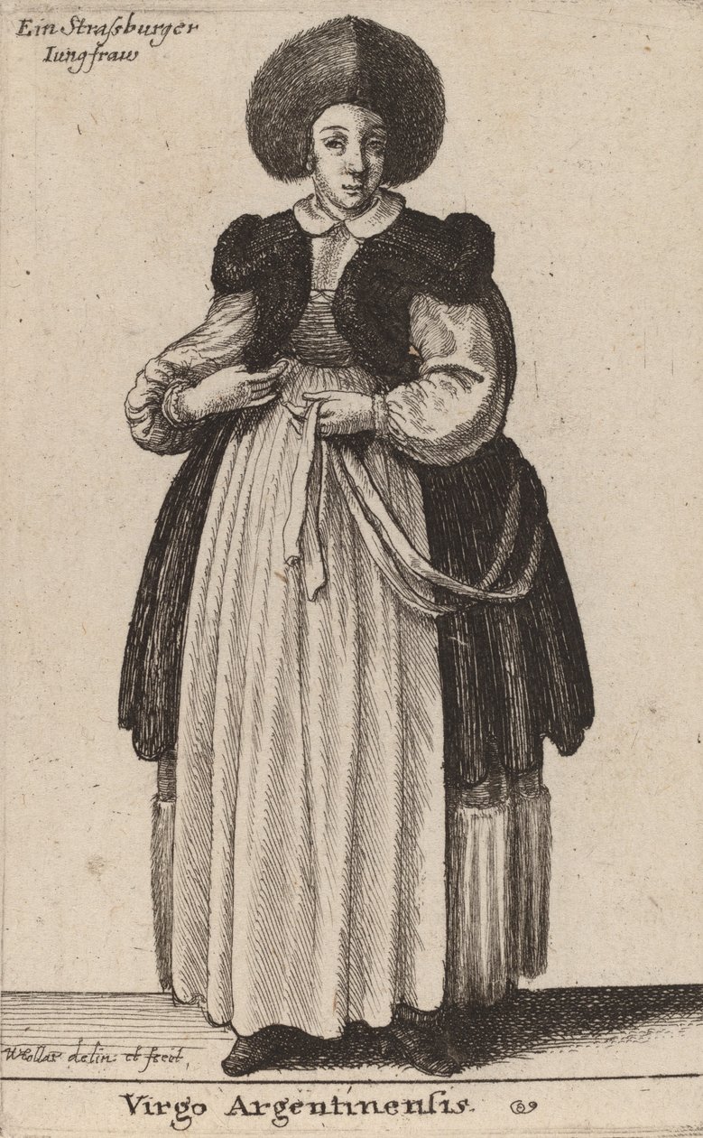 Arjantinli Bakire by Wenceslaus Hollar