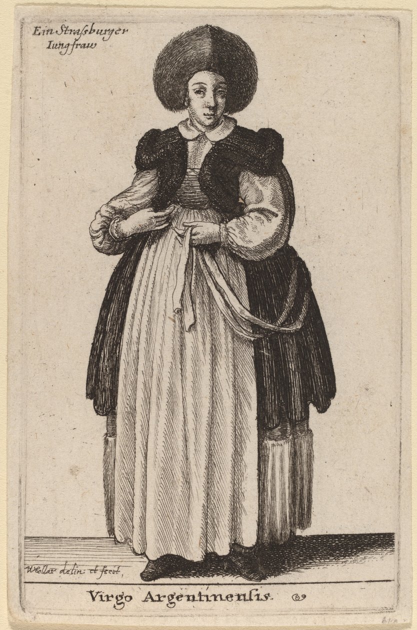 Strazburg Bakiresi by Wenceslaus Hollar
