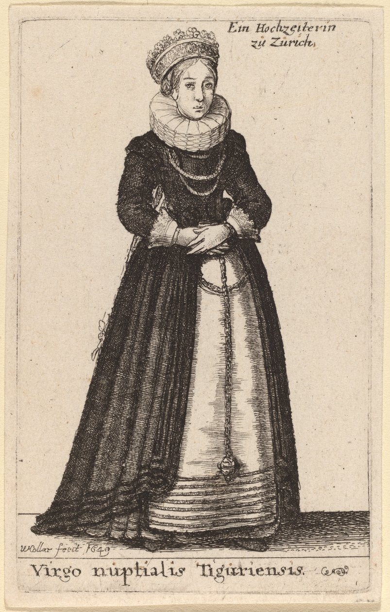 Tigurian Hizmetçinin Düğünü by Wenceslaus Hollar