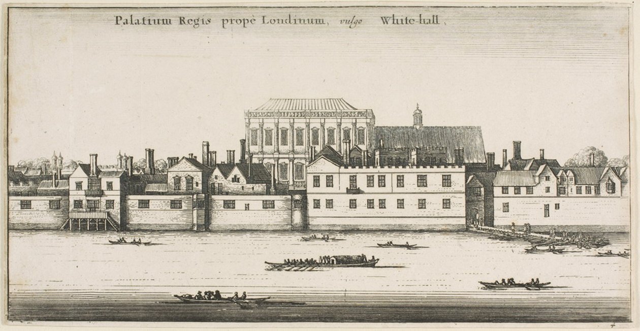 Nehirden Whitehall by Wenceslaus Hollar