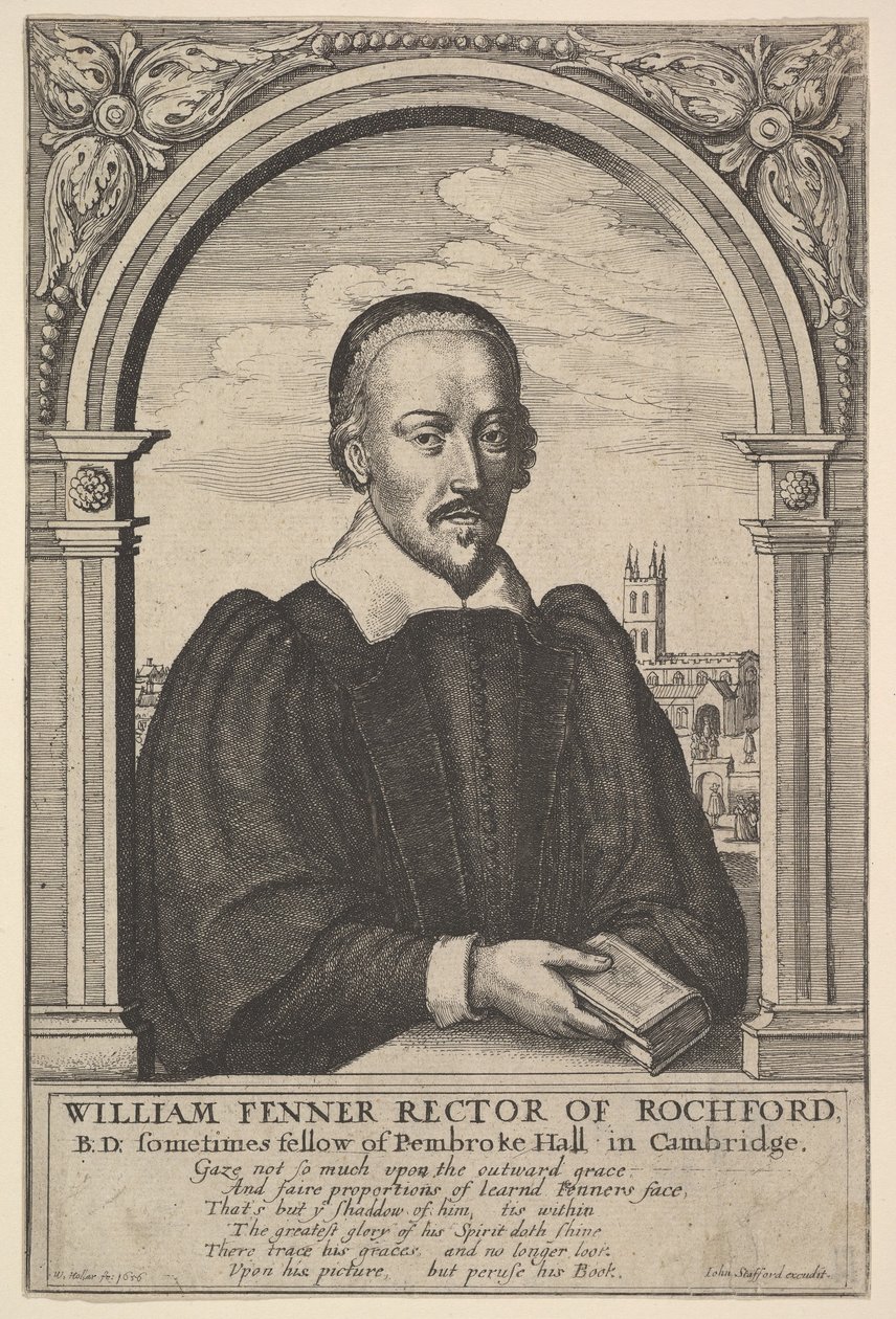 William Fenner, Rochford Rektörü, 1656. by Wenceslaus Hollar