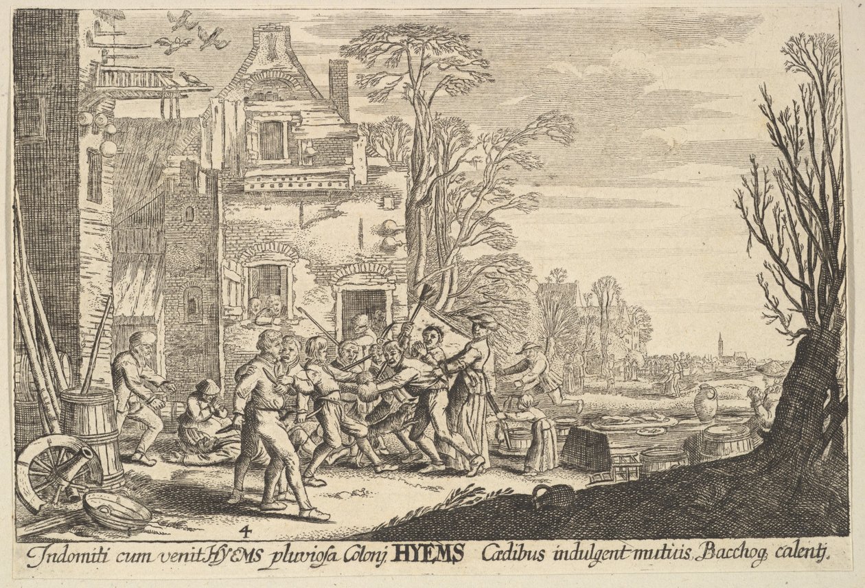 Kış, 1629. by Wenceslaus Hollar