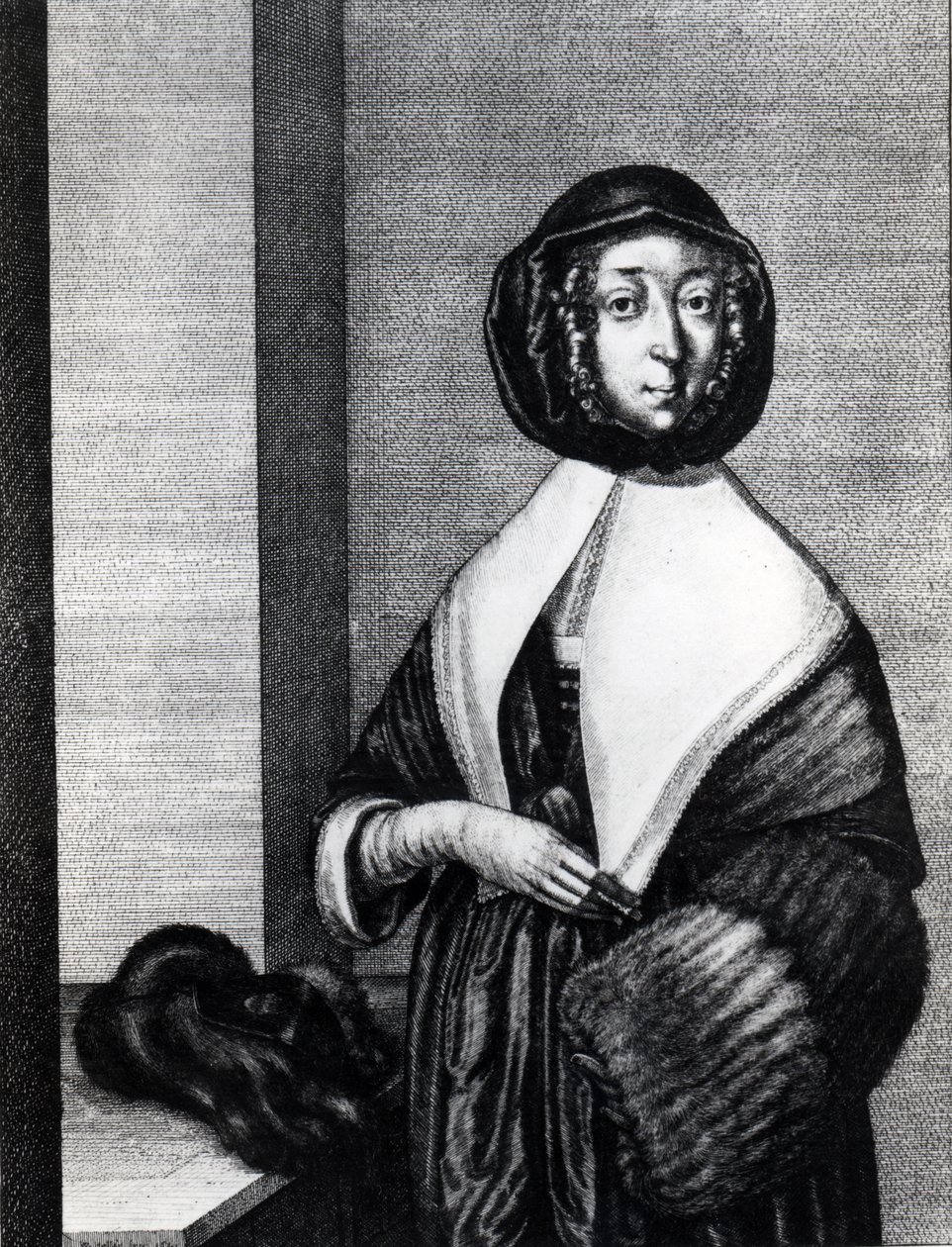 Kış, 1641 by Wenceslaus Hollar