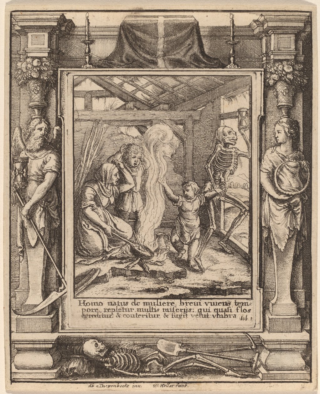 Çocuk by Wenceslaus Hollar after Hans Holbein the Younger after Abraham van Diepenbeeck