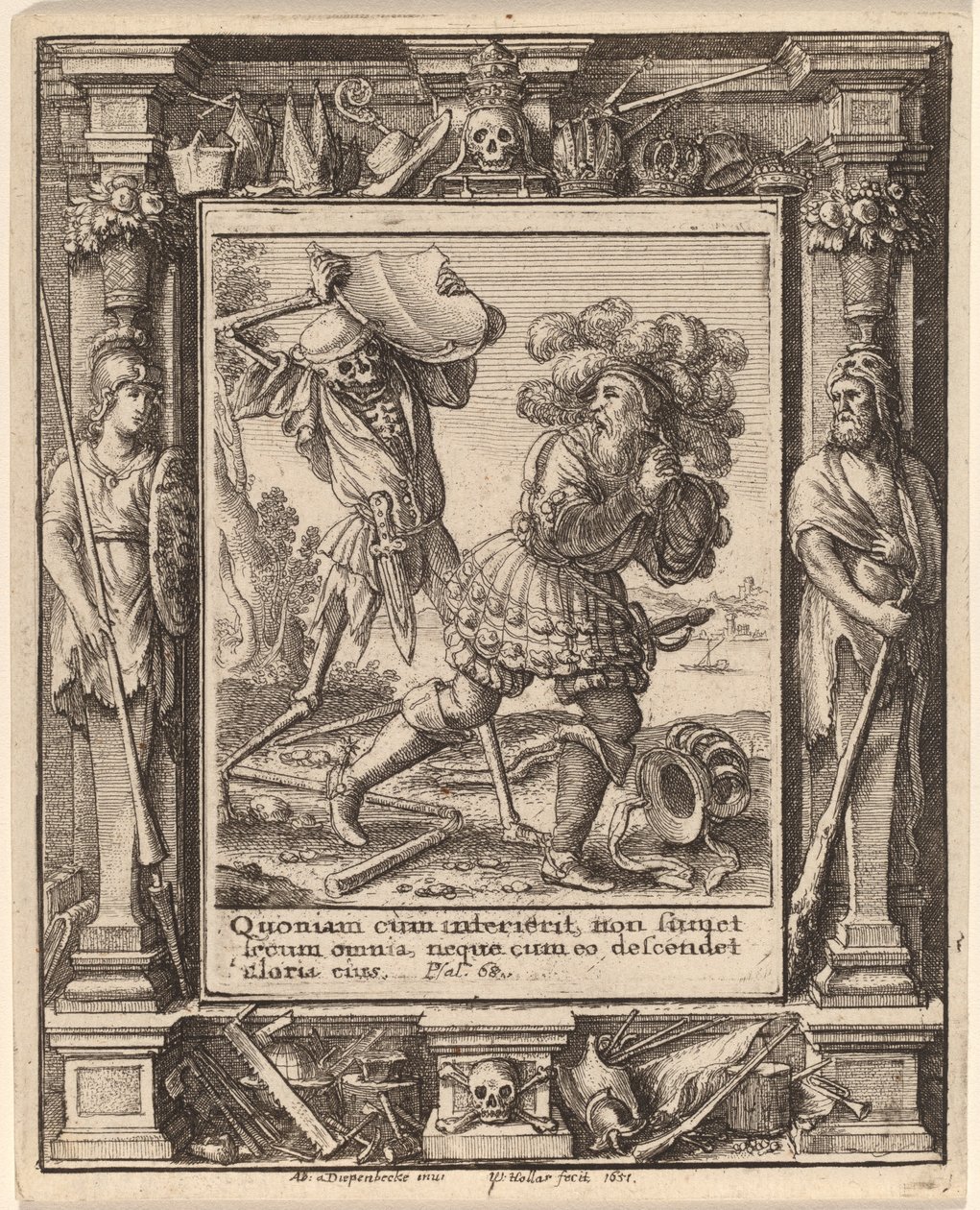Saymak by Wenceslaus Hollar after Hans Holbein the Younger after Abraham van Diepenbeeck
