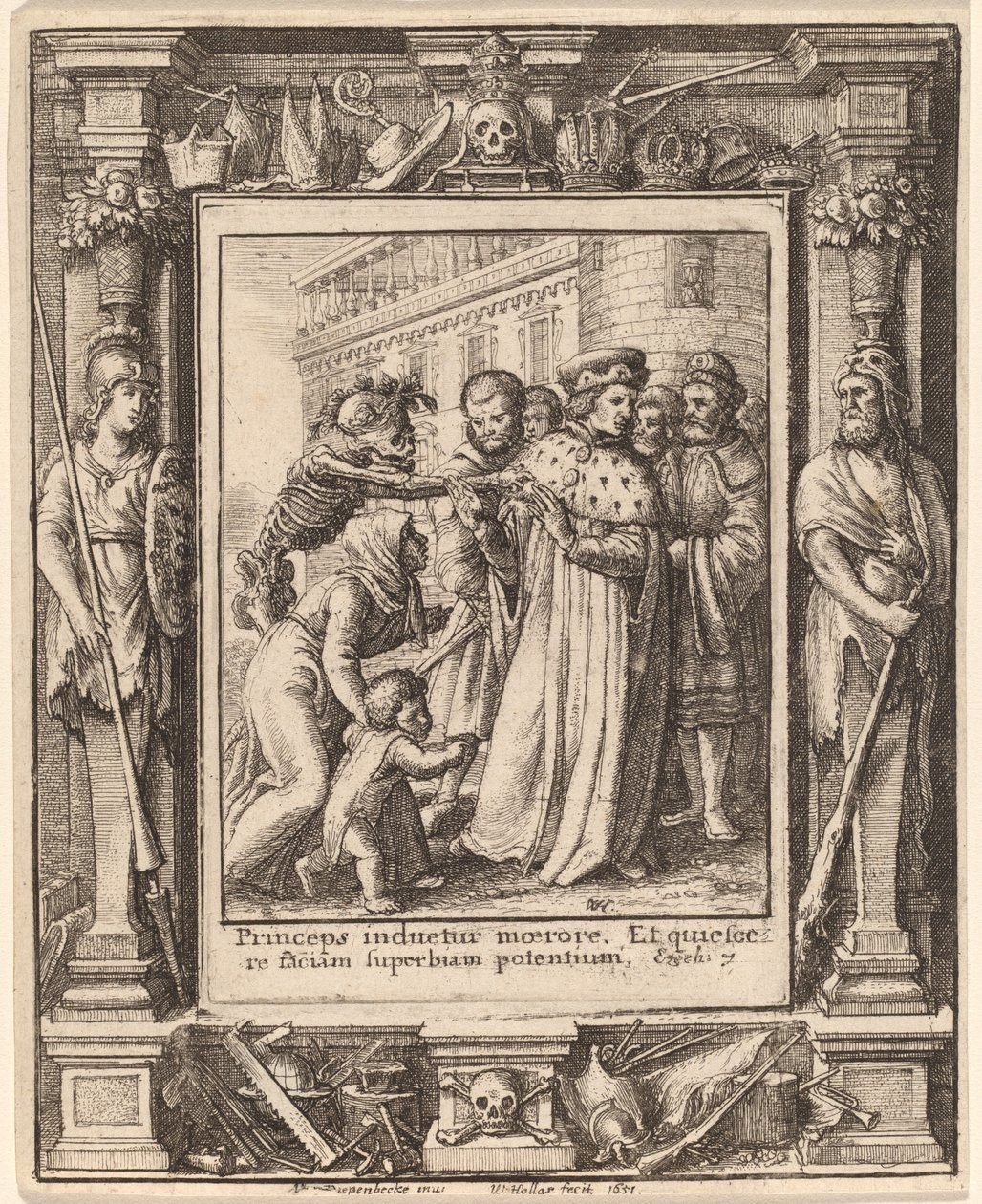 Dük by Wenceslaus Hollar after Hans Holbein the Younger after Abraham van Diepenbeeck