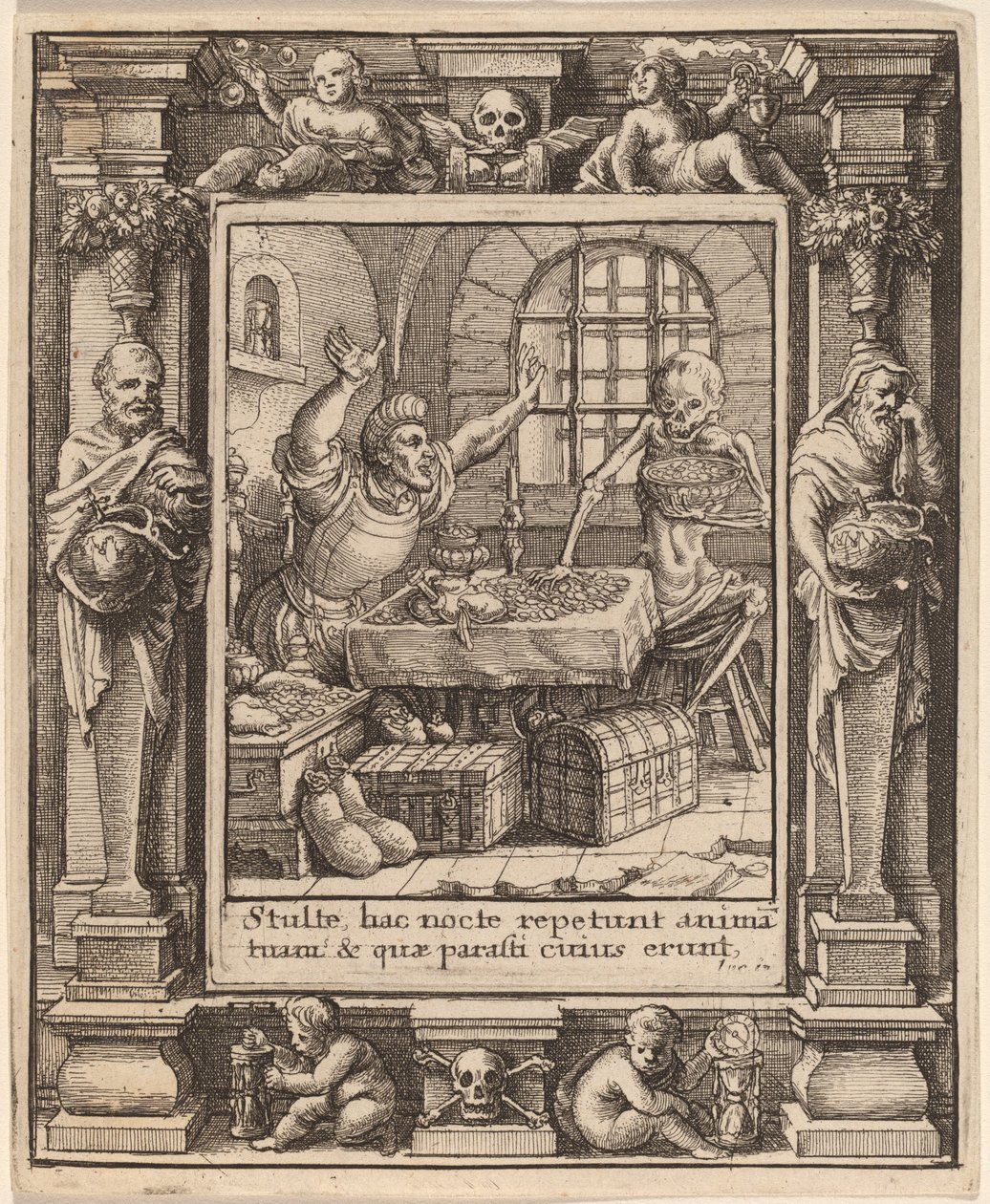 Cimri by Wenceslaus Hollar after Hans Holbein the Younger after Abraham van Diepenbeeck