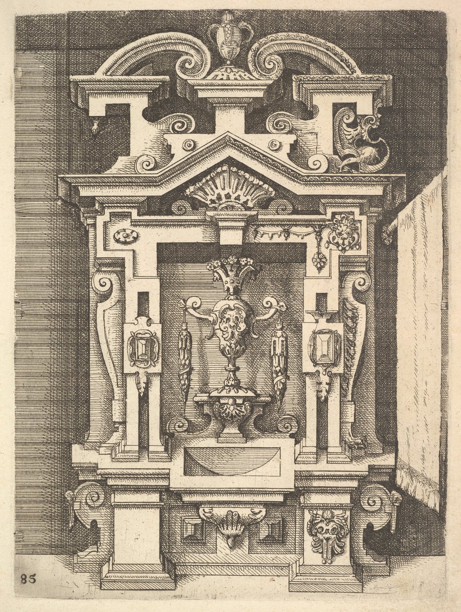 Bir Lavabo için Tasarım, Dietterlins Architectura