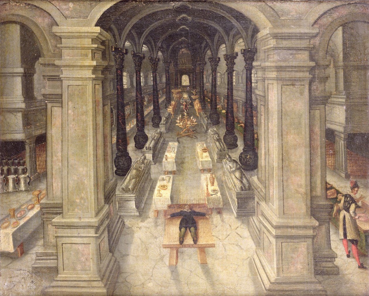 Kilisede Okült Bir Cenaze Yemeği by Wendel Dockler or Doechler